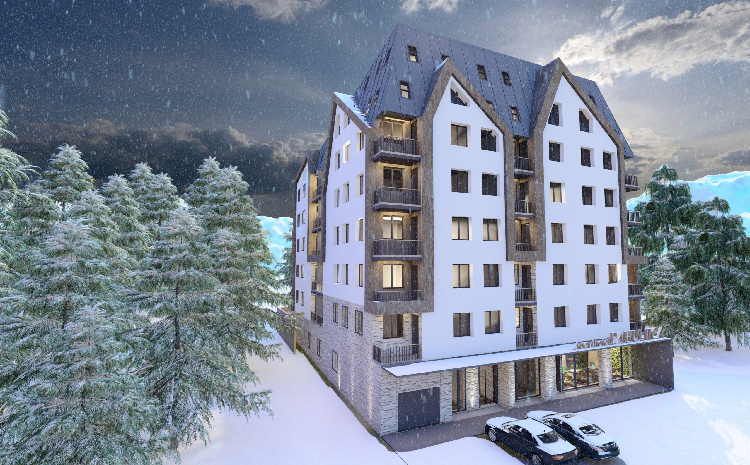 Projektovanje eksterijera - Hotel