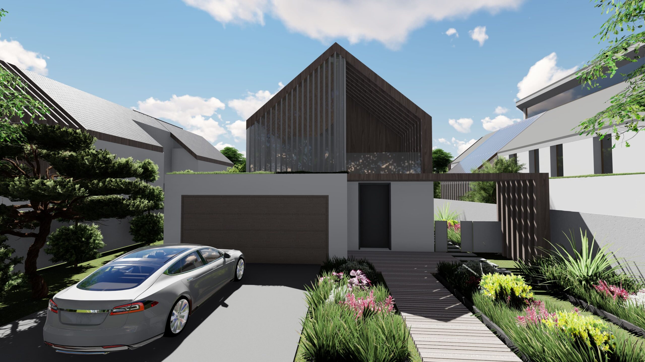 Projektovanje eksterijera - Konkurs Petrovaradin Eko Naselje