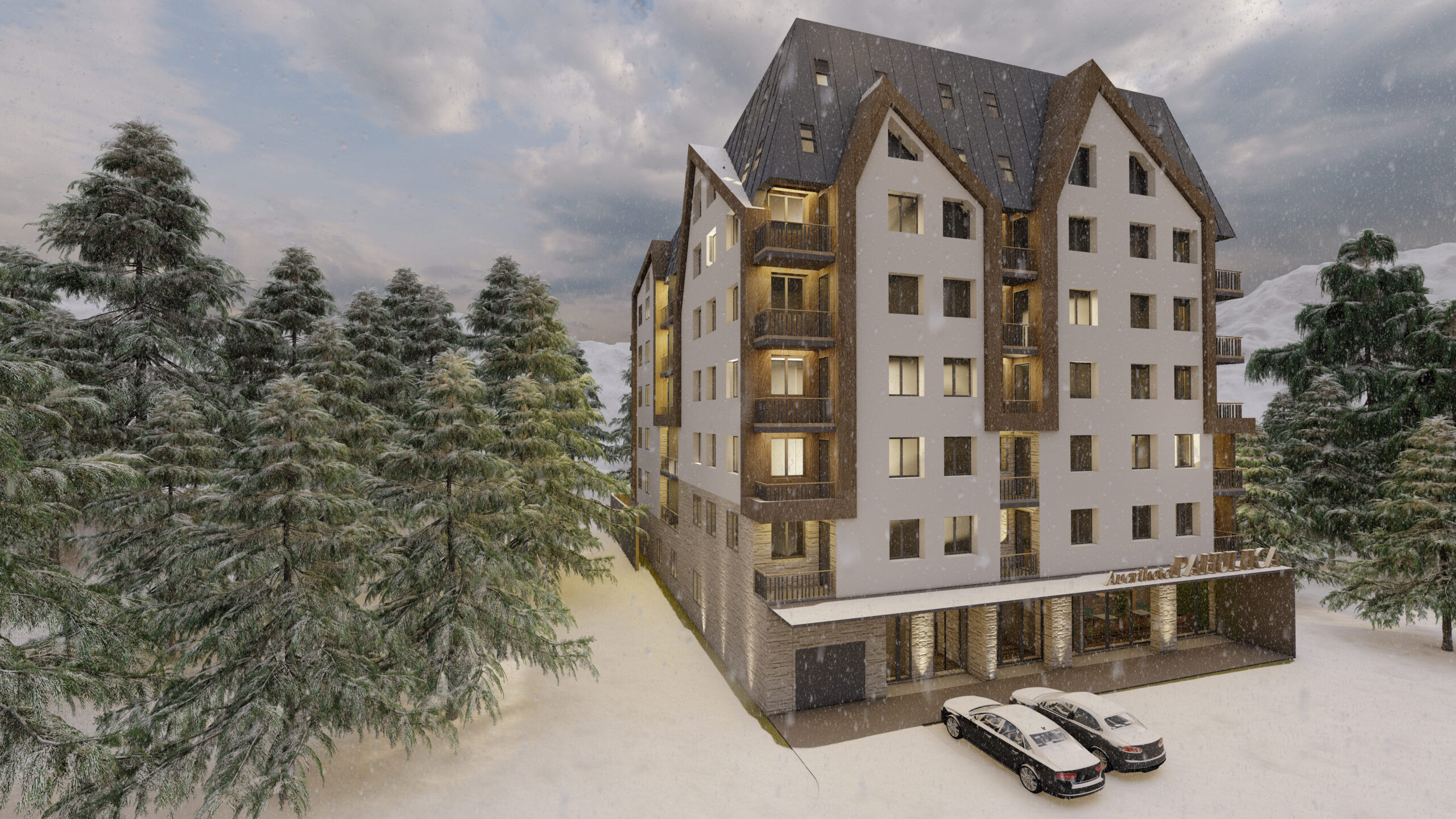 Projektovanje eksterijera - Hotel