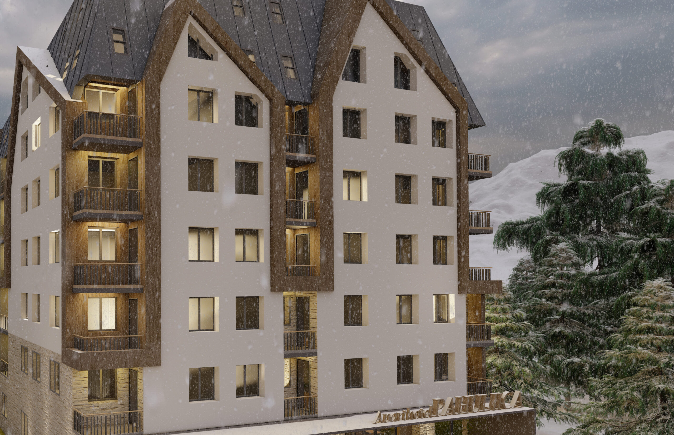 Projektovanje eksterijera - Hotel