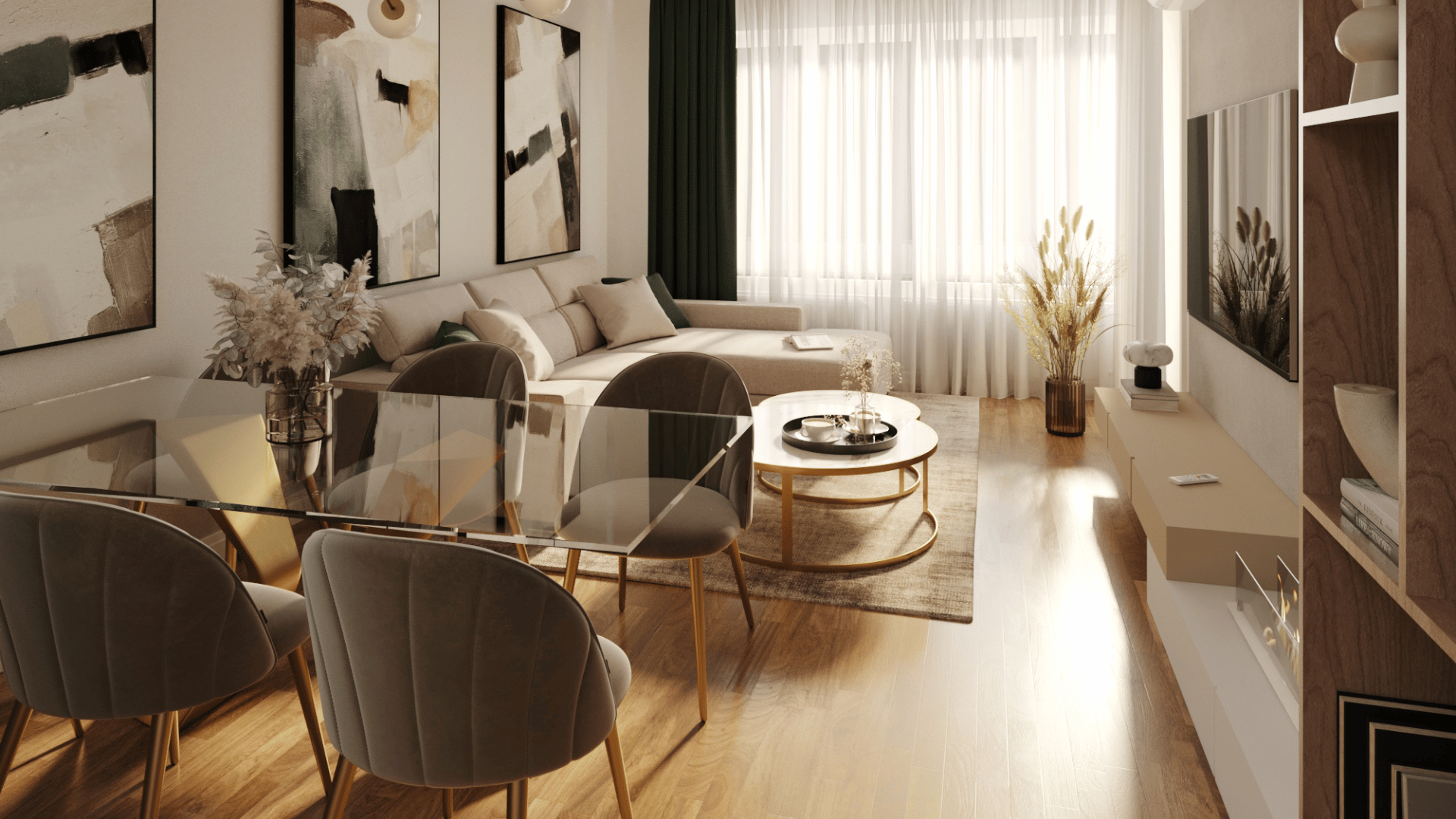 Dizajn enterijera - Stan Dama Elegante