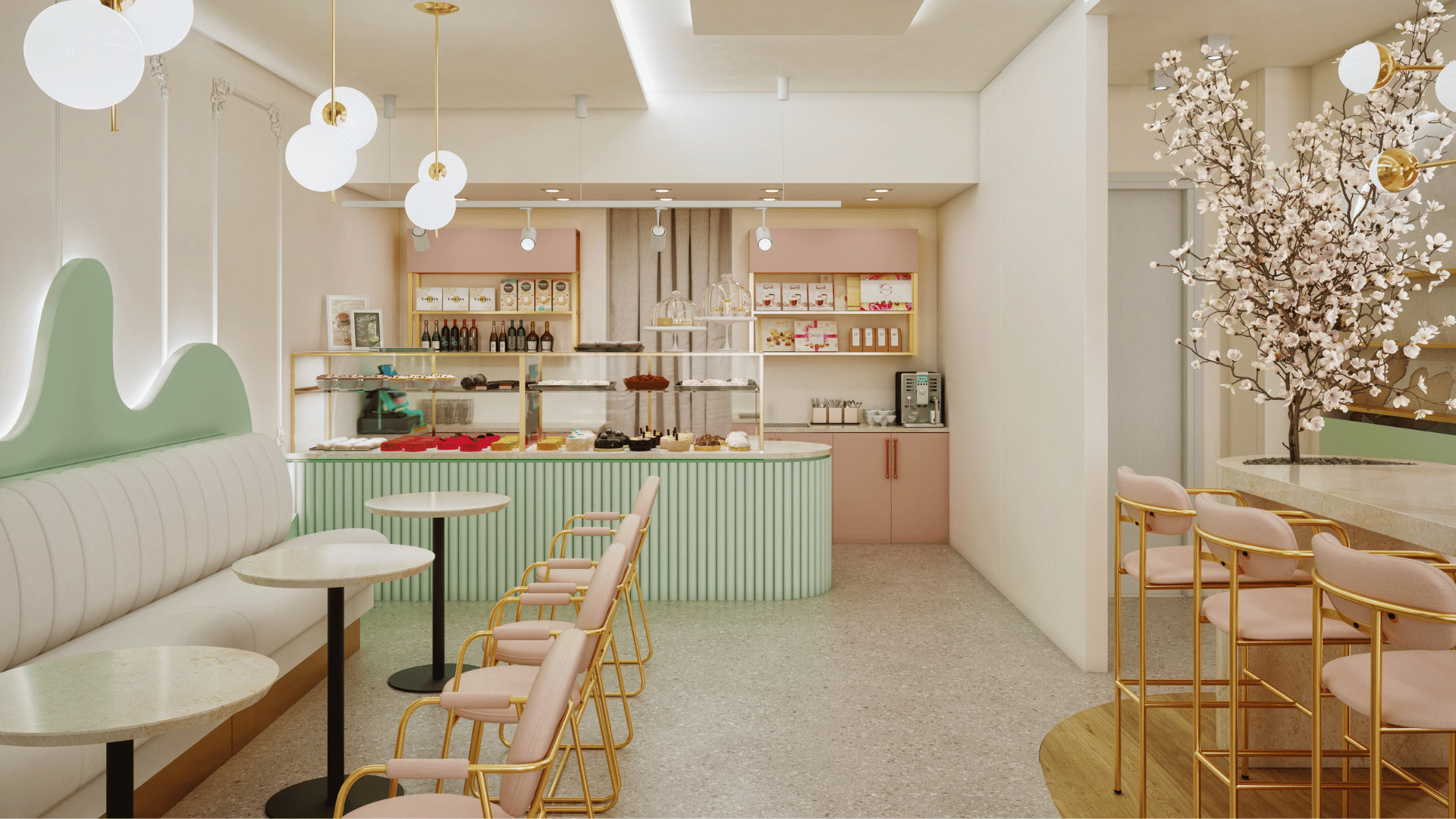 Dizajn enterijera - Slastičarna