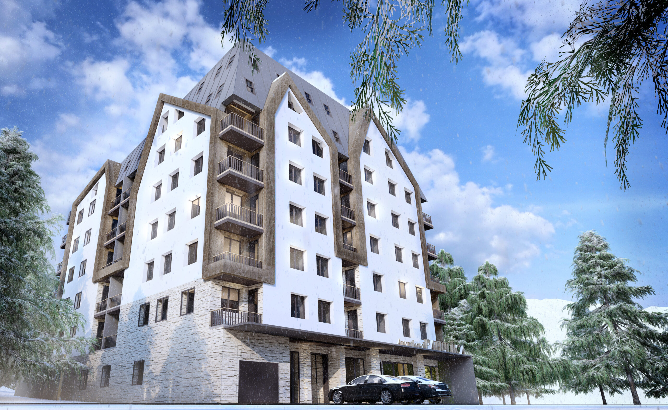 Projektovanje eksterijera - Hotel