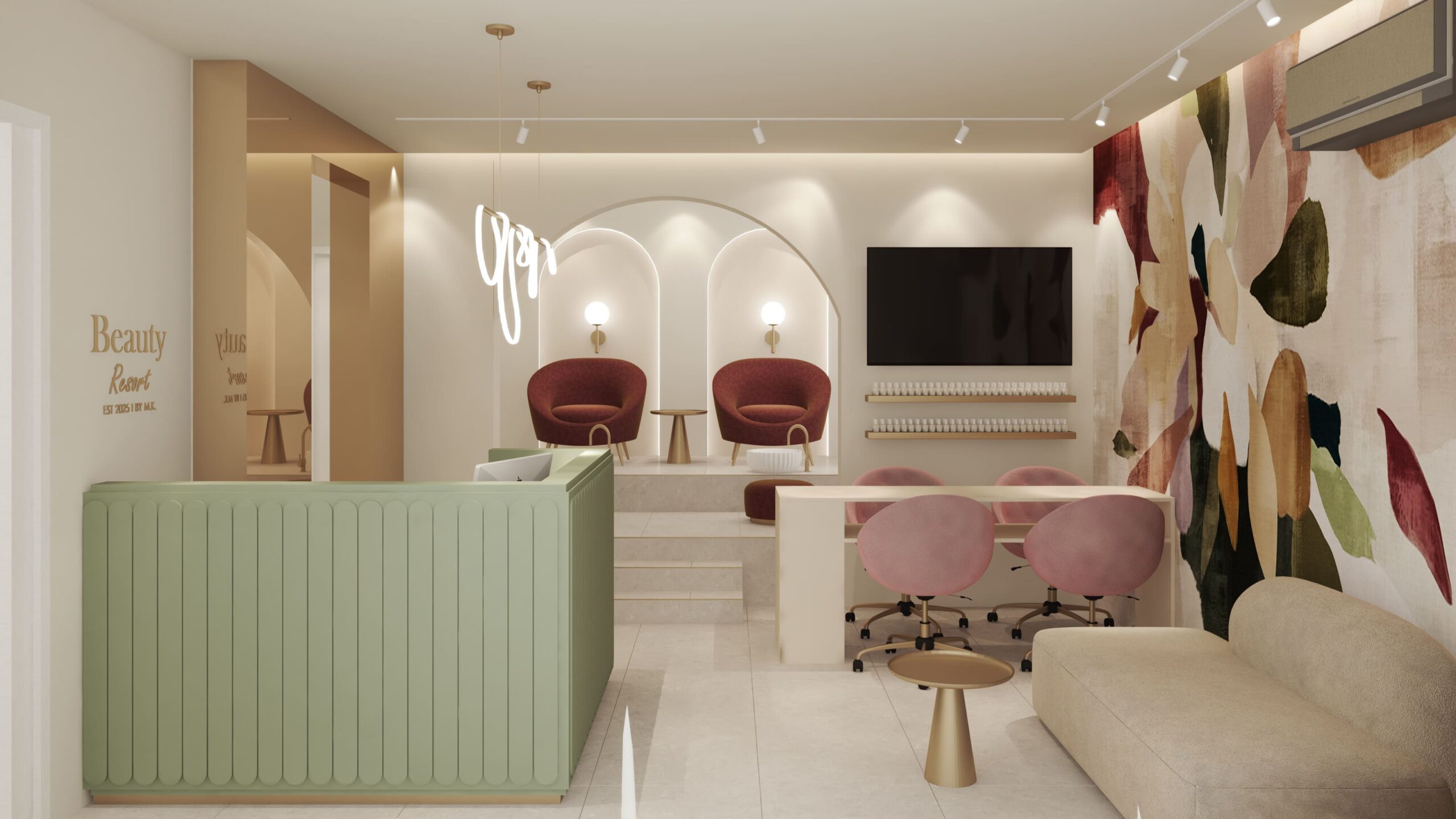 Dizajn enterijera - Kozmetički salon