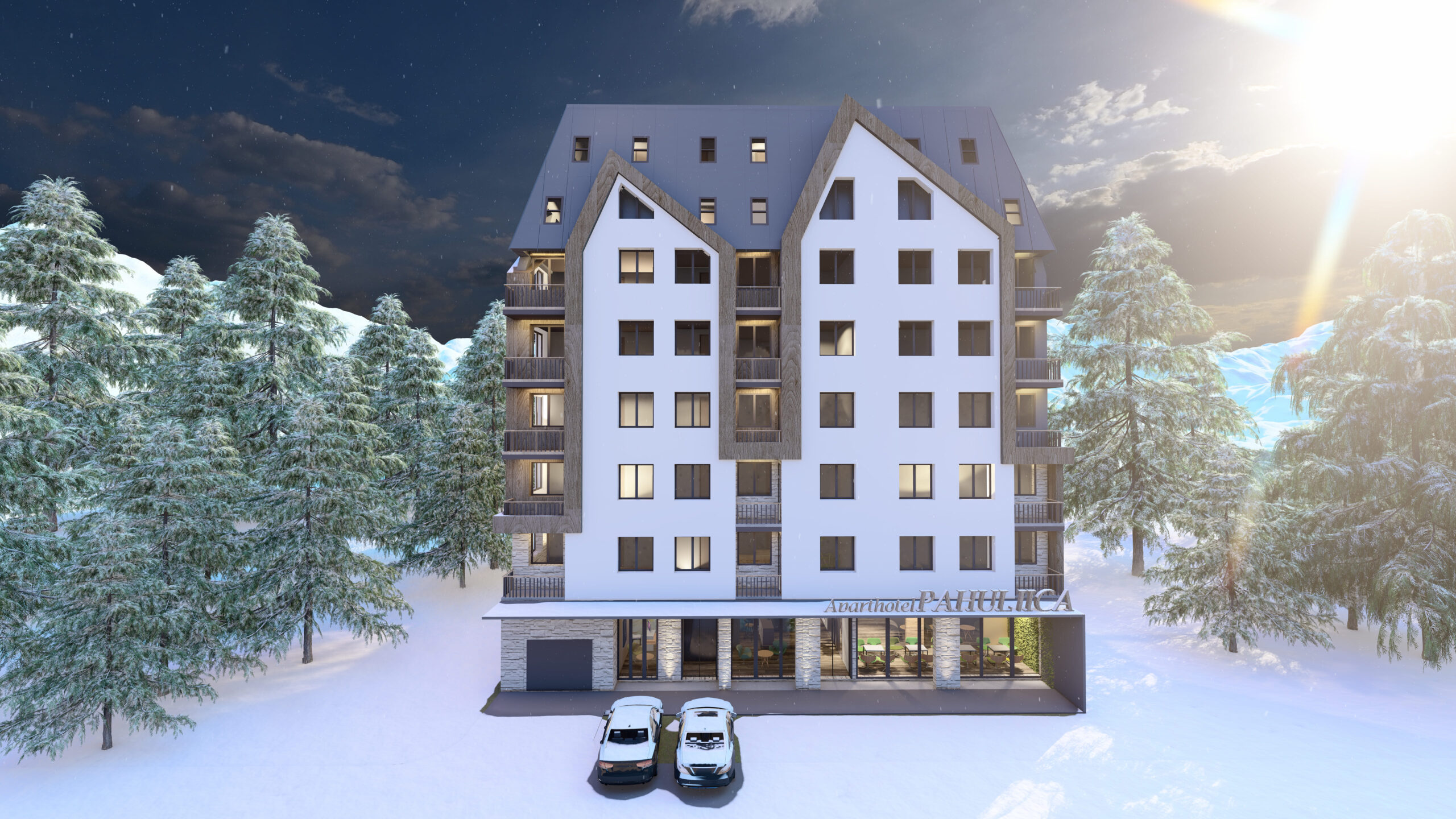 Projektovanje eksterijera - Hotel