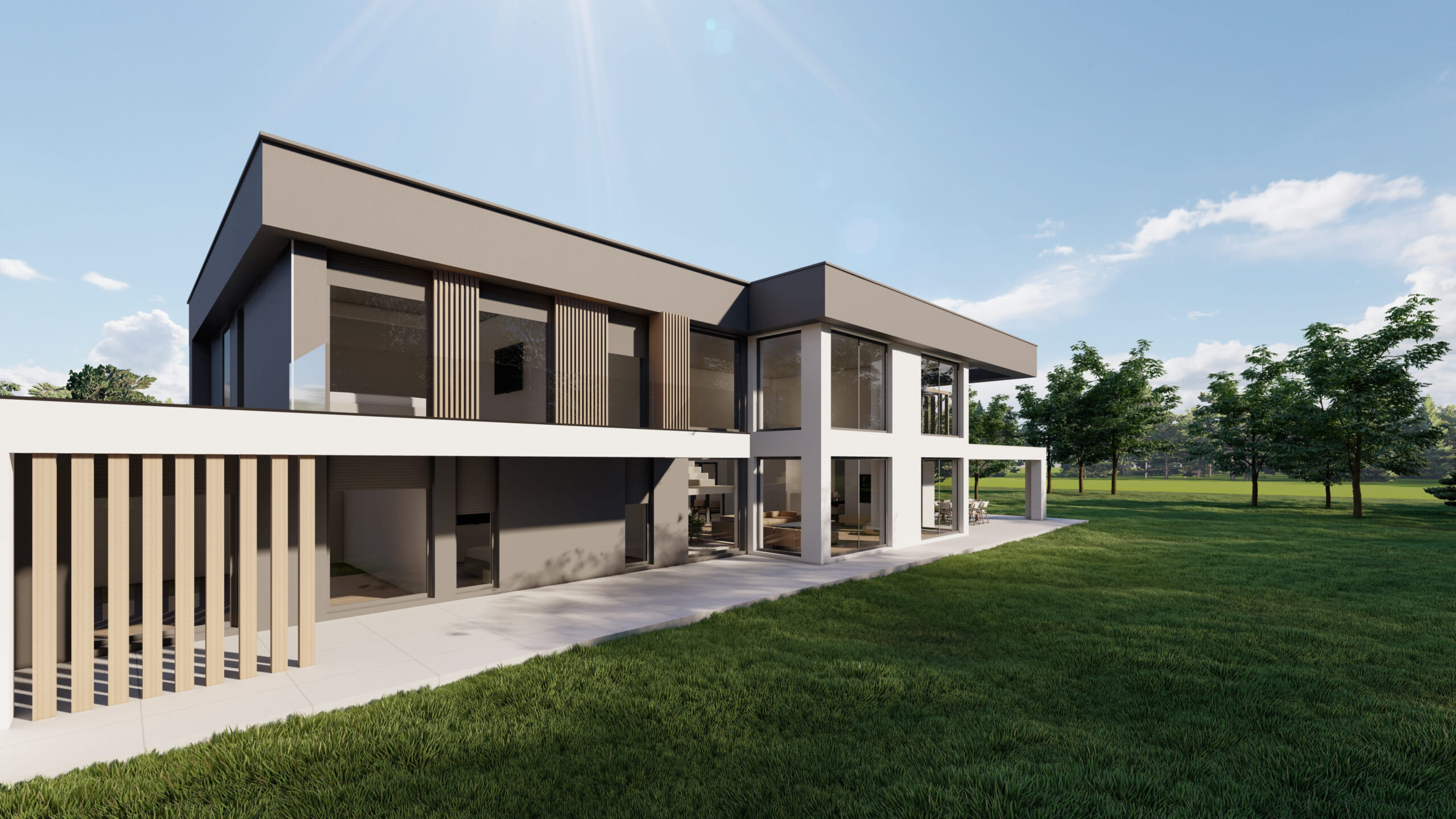 Projektovanje eksterijera - Vila