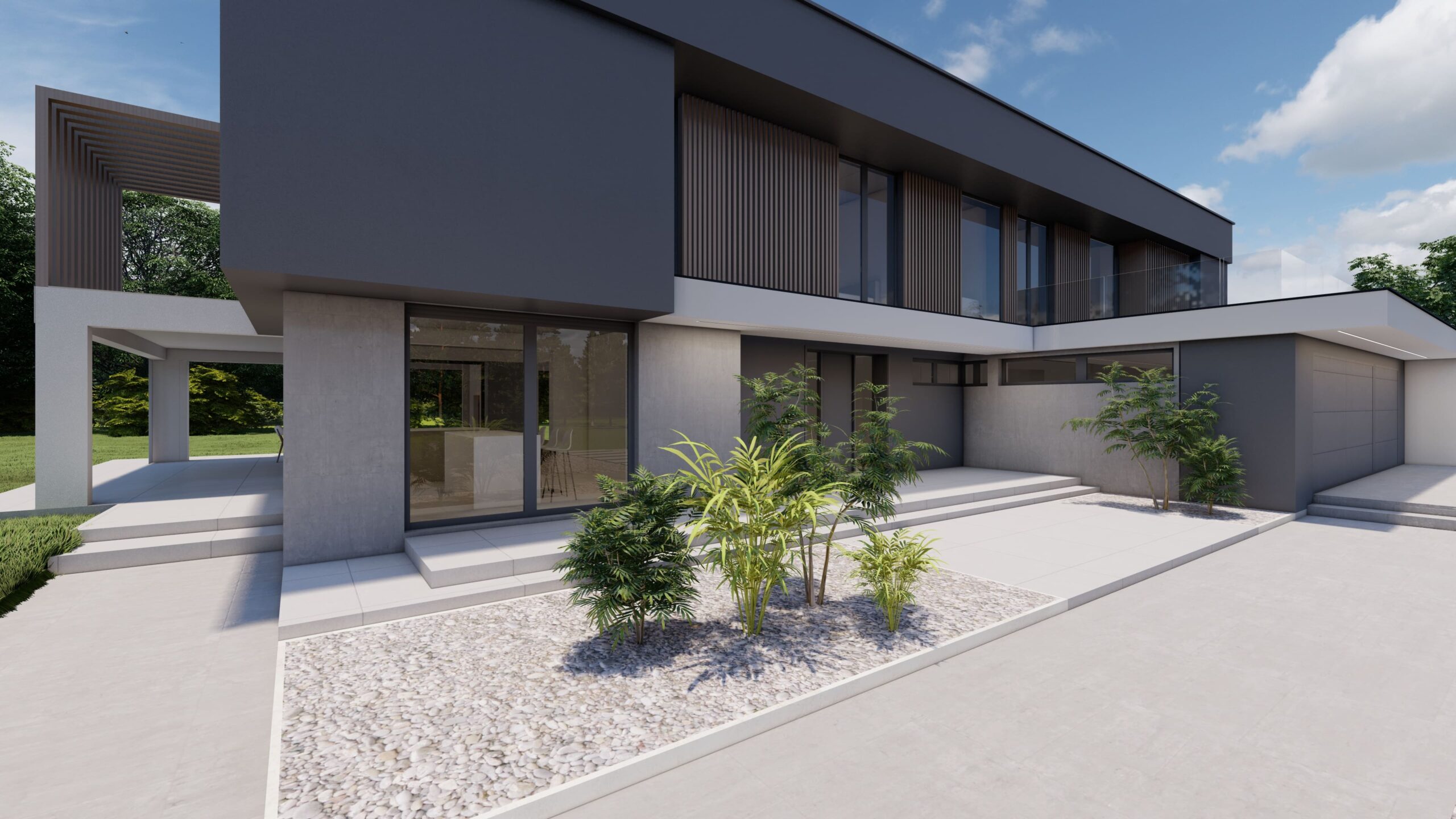 Projektovanje eksterijera - Vila