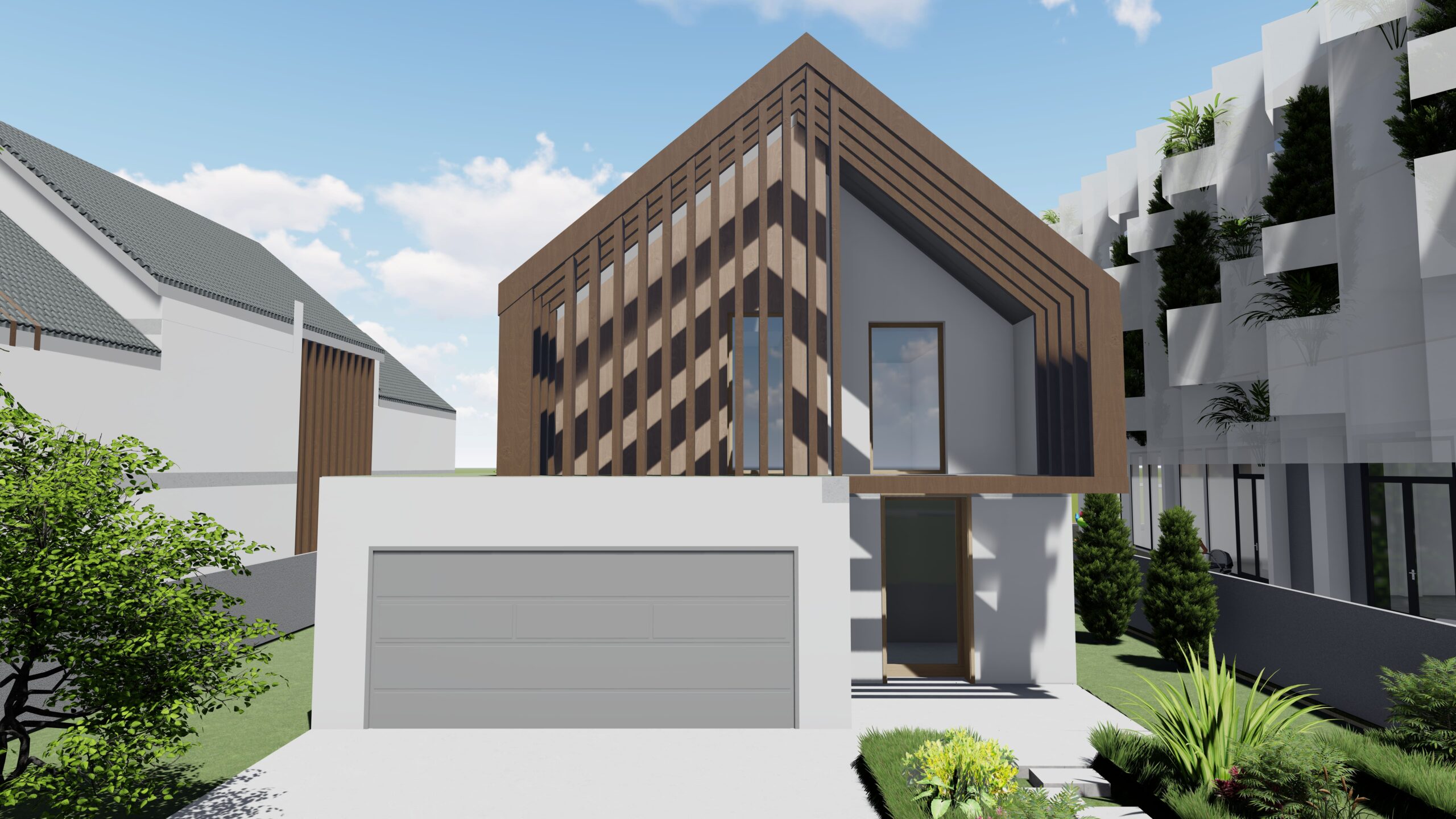 Projektovanje eksterijera - Konkurs Petrovaradin Eko Naselje