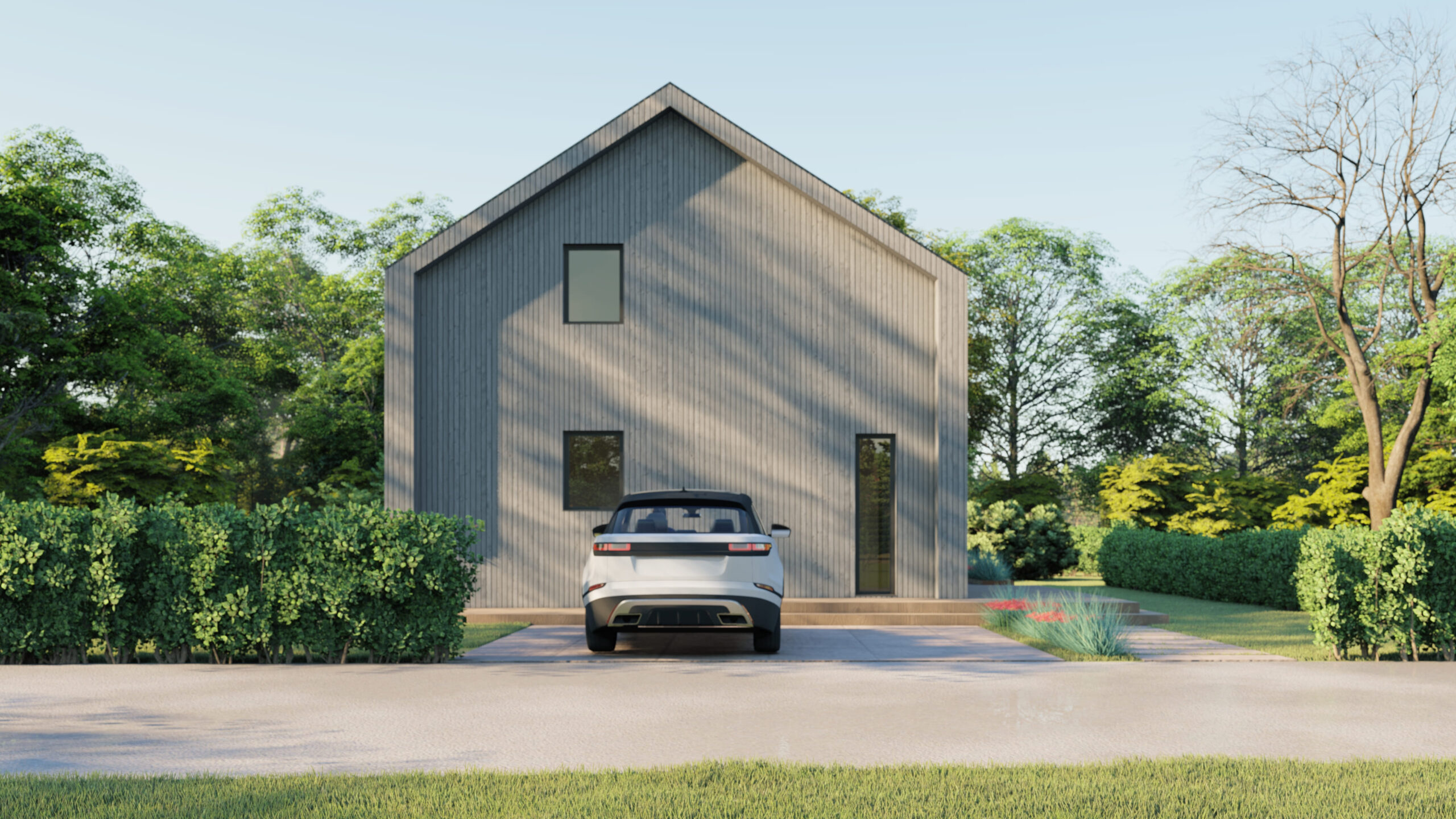 Projektovanje eksterijera - Kuća na selu