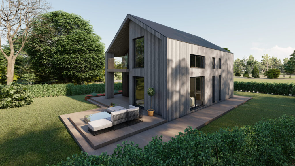 Projektovanje eksterijera - Kuća na selu