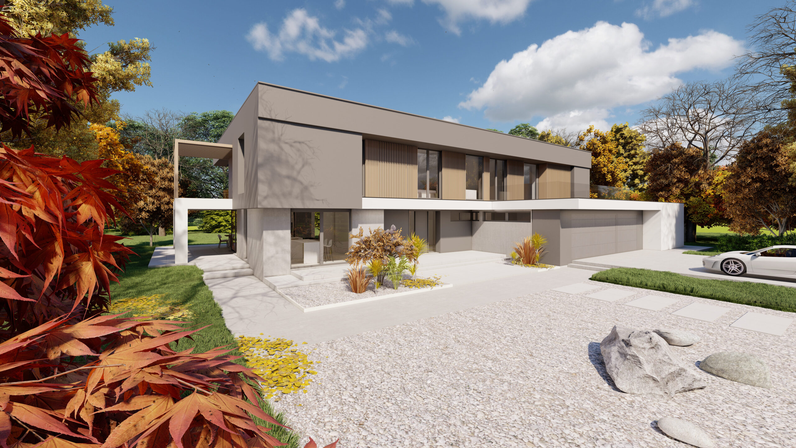 Projektovanje eksterijera - Vila