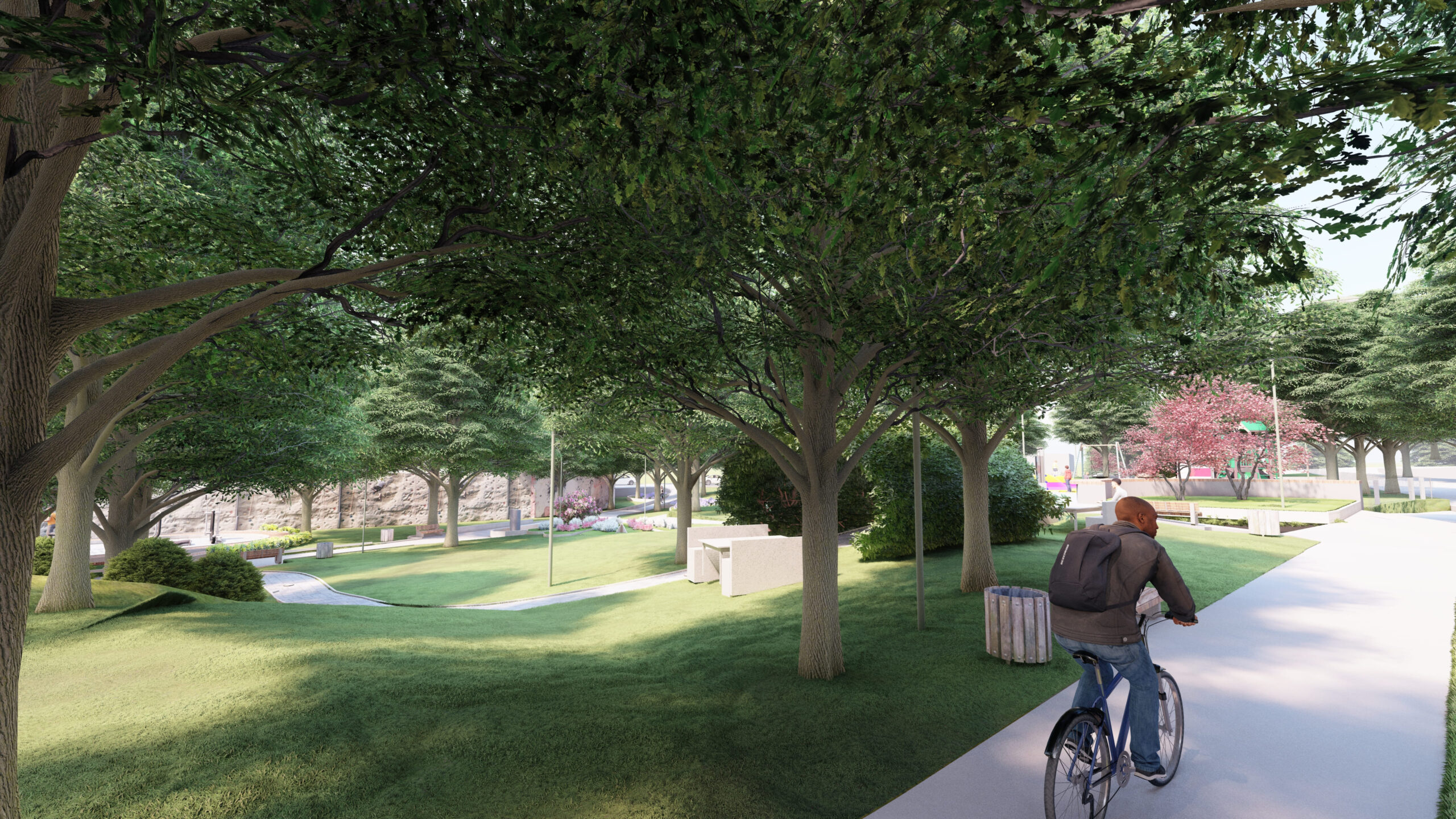 Projektovanje eksterijera - Park Vjera Nada Ljubav Prnjavor