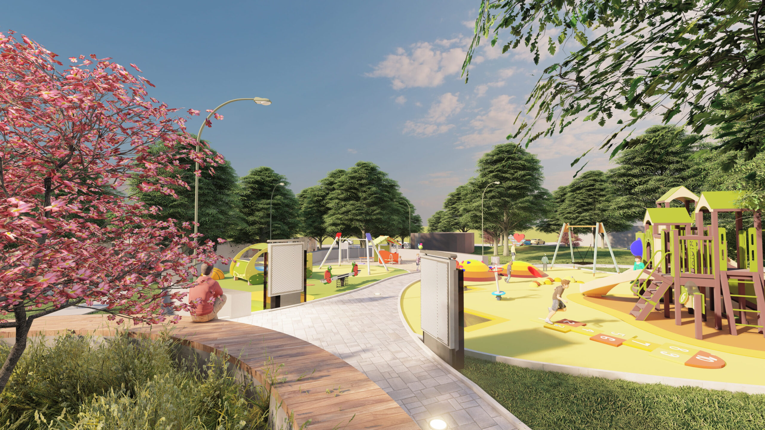 Projektovanje eksterijera - Park Vjera Nada Ljubav Prnjavor