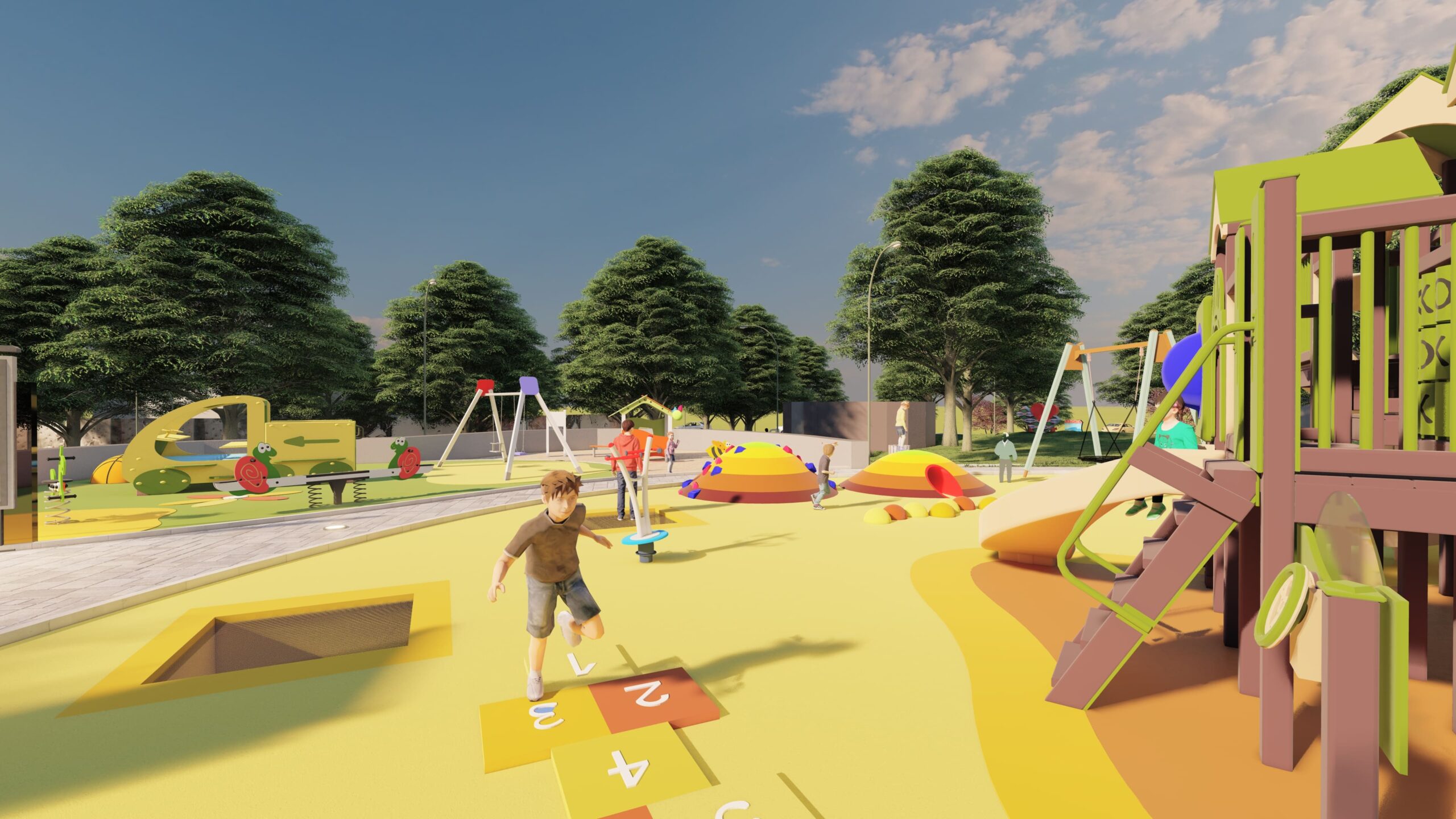 Projektovanje eksterijera - Park Vjera Nada Ljubav Prnjavor