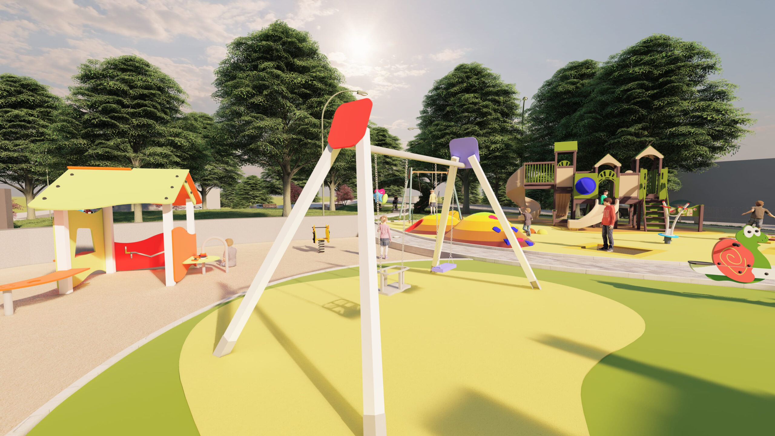 Projektovanje eksterijera - Park Vjera Nada Ljubav Prnjavor