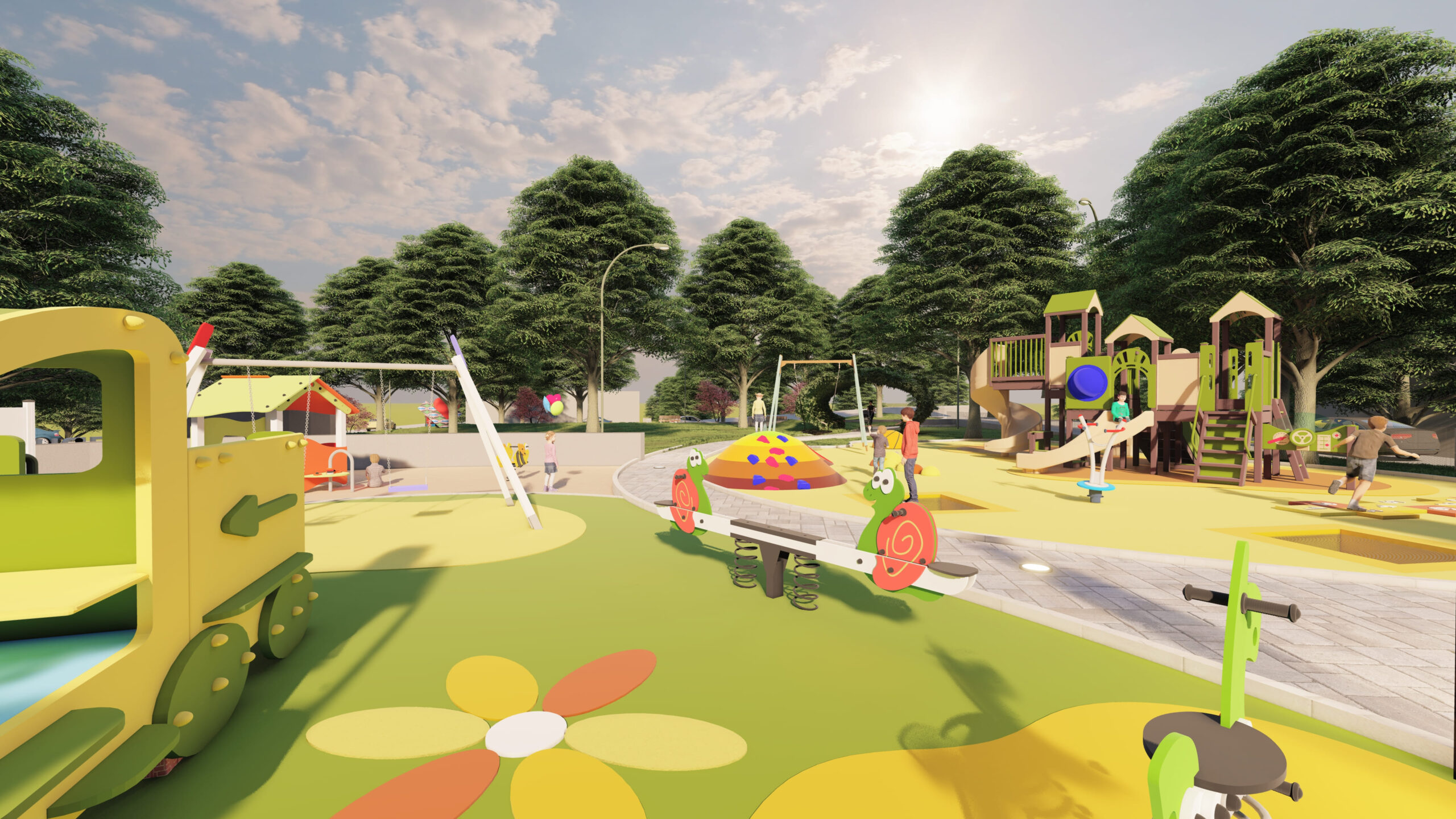 Projektovanje eksterijera - Park Vjera Nada Ljubav Prnjavor