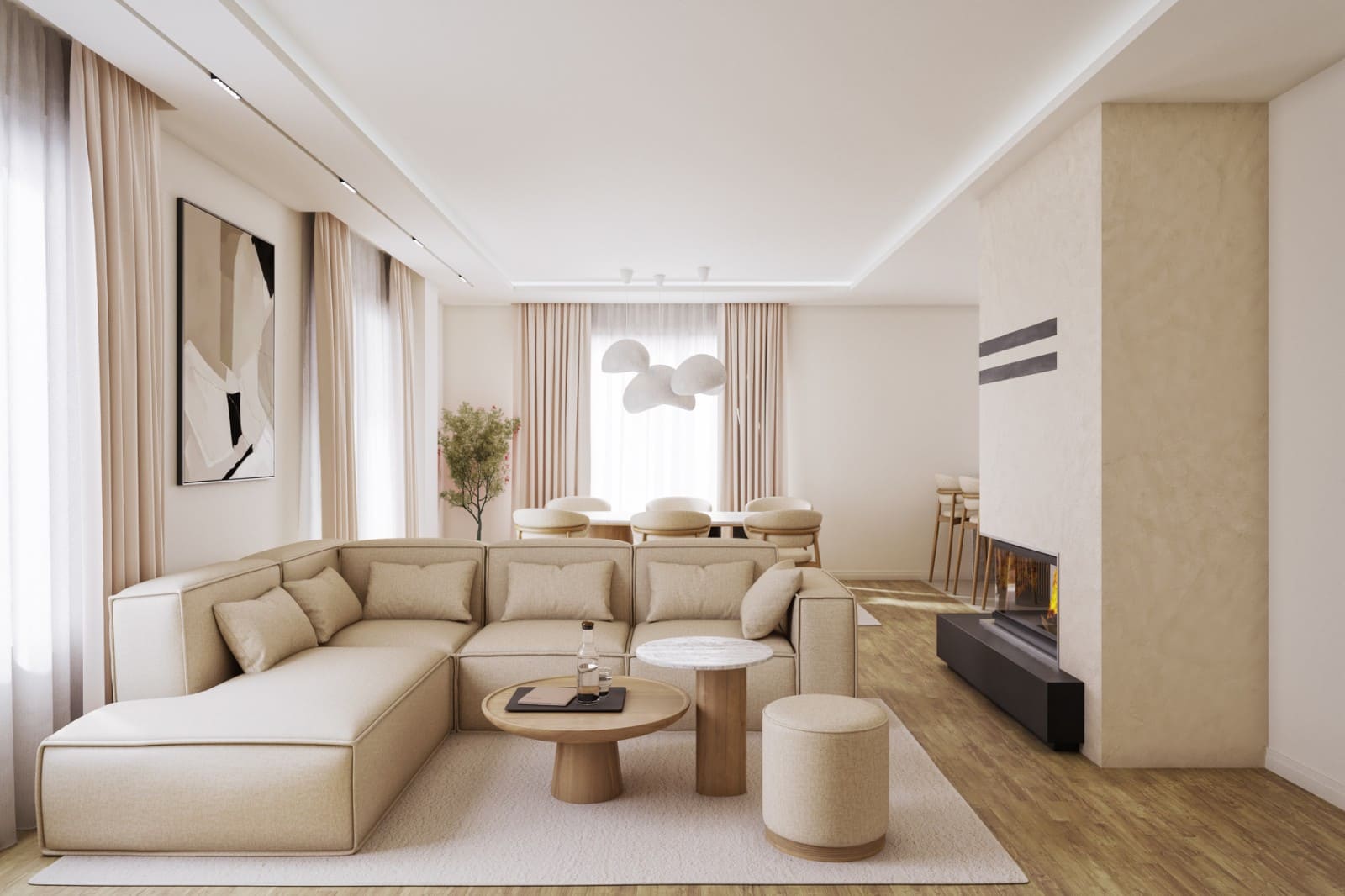 Dizajn enterijera - Stan Nature